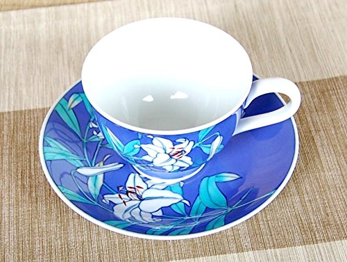 伊万里焼 畑萬陶苑:ルリカサブランカ 新型コーヒーカップ 伊万里焼 畑萬陶苑:ルリカサブランカ 新型コーヒーカップ